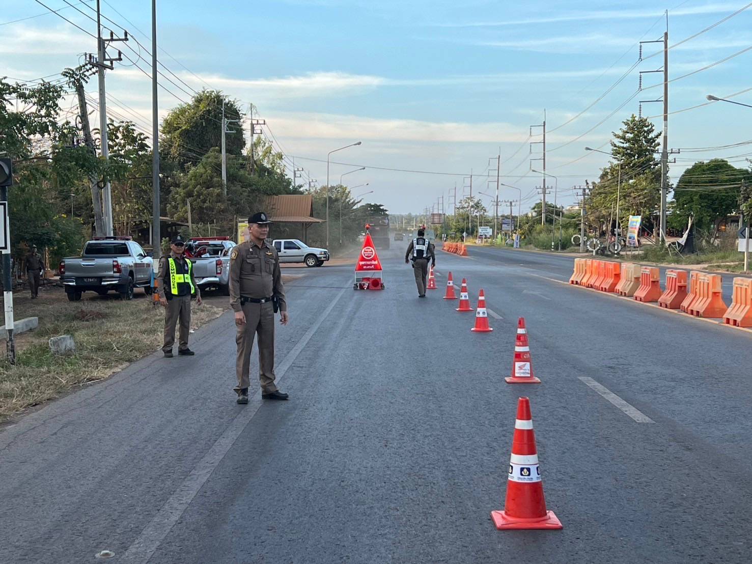 จัดทำจุดตรวจเสมือนจริงมุ่งหวังชะลอความเร็วของรถและป้องกันอุบัติเหตุ