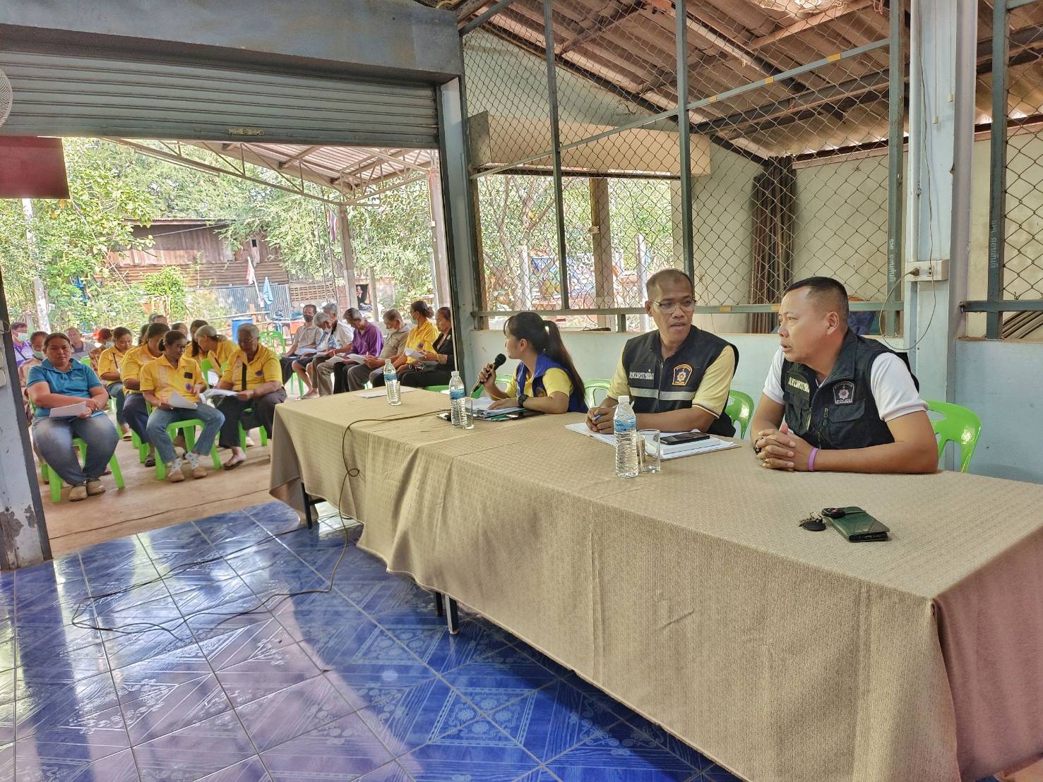 สังเกตุการณ์การประเมิน การปฏิบัติงานผู้ใหญ่บ้าน