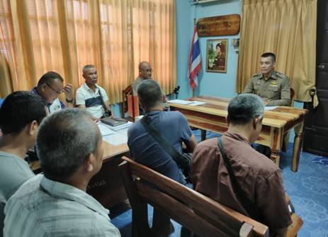 หัวหน้าสถานีประชุมกำชับการปฏิบัติตามมาตรการควบคุมความเสี่ยงต่อการรับสินบนของสายงานสืบสวน